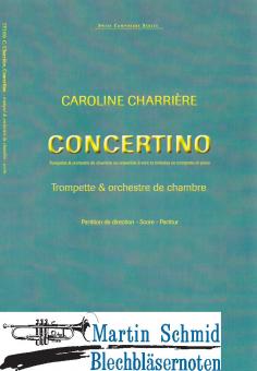 Concertino (Trompete.Flöte.Oboe.Fagott.Horn in F.Pauke.Streicher)(Partitur) 