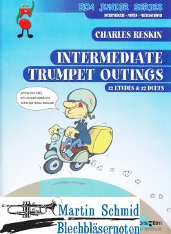 Intermediate Trumpet Outings - 12 Etudes & 12 Duets 
