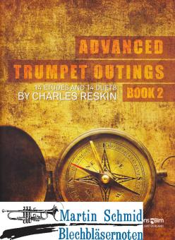 Advanced Trumpet Outings Book 2 - 14 Etudes & 14 Duets 