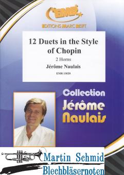 12 Duets in Style of Chopin (F-Horn) 