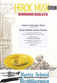 Jesu bleibet meine Freude (Ausgabe in F für Bb/C-Trp/Corno) 