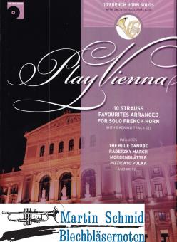 Play Vienna - 10 Strauss Favourites arranged for trumpet with backing CD 