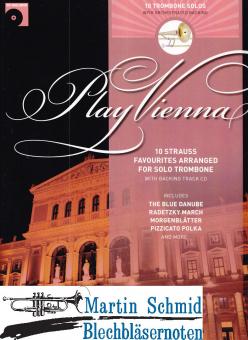 Play Vienna - 10 Strauss Favourites arranged for trumpet with backing CD 