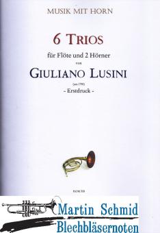 6 Trios (Flöte.2Hörner) 
