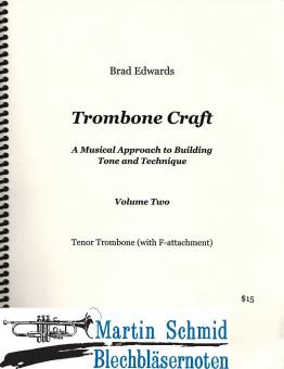 Trombone Craft Volume 2 - A Musical Approch to Building Tone and Technique 