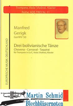 Drei bolivianische Tänze (Trp in C/Es.Viola/Violine.Bc) 
