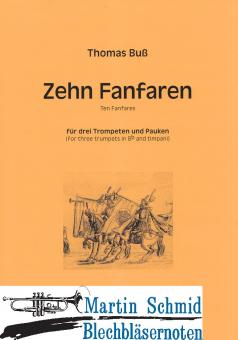 Zehn Fanfaren (Pauken) (SpP) 