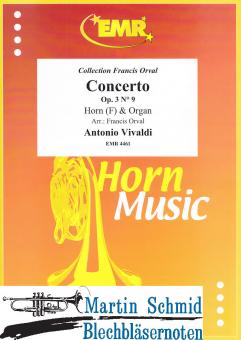 Concerto op.3 No.9 (Horn in F) 