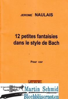 12 petites fantasies dans le style de Bach 