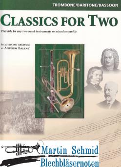 Classics for Two (Percussion.Piano ad lib)(Trombone Part) 