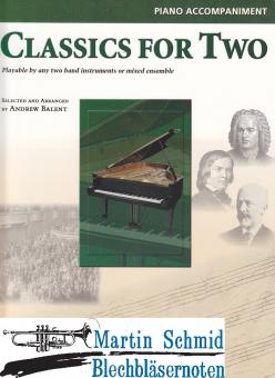 Classics for Two (Percussion.Piano ad lib)(Piano Part) 