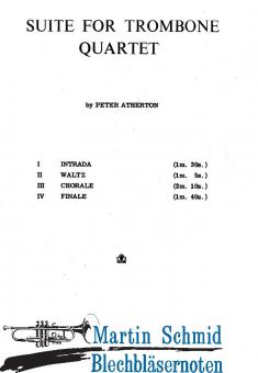 Suite for Trombone Quartet 