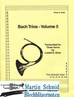 Bach Trios - Volume 5 