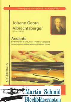 Andante (Trompete Bb/C.Viola/Violine.Cambalo/Klavier) 