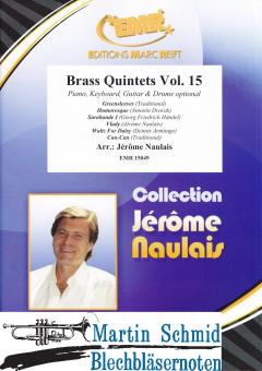 Brass Quintets Vol.15 (Piano.Keyboard.Guitar.Drums optional) 