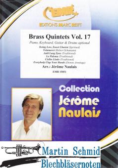 Brass Quintets Vol.17 (Piano.Keyboard.Guitar.Drums optional) 