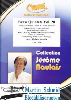 Brass Quintets Vol.20 (Piano.Keyboard.Guitar.Drums optional) 