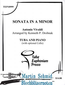 Sonata in A minor (with optional Cello) 
