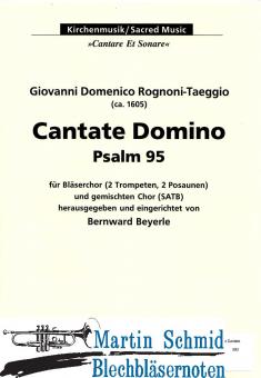 Cantate Domino - Psalm 95 (202.SATB)(Partitur/Chorpartitur) 