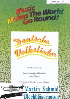 Deutsche Volkslieder (Posaune/Bariton - 1./3./4.Stimme) 
