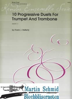 10 Progressive Duets for Trumpet and Trombone 
