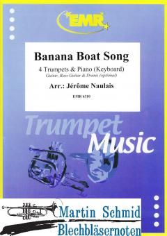 Banana Boat Song (4 Trumpets.Piano/Keyboard - optional Guitar.Bass Guitar.Drums) 