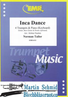 Inca Dance (4 Trumpets.Piano/Keyboard - optional Guitar.Bass Guitar.Drums) 