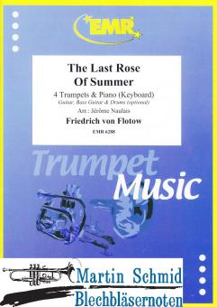 The Last Rose of Summer (4 Trumpets.Piano/Keyboard - optional Guitar.Bass Guitar.Drums) 