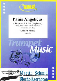 Panis Angelicus (4 Trumpets.Piano/Keyboard - optional Guitar.Bass Guitar.Timpani) 