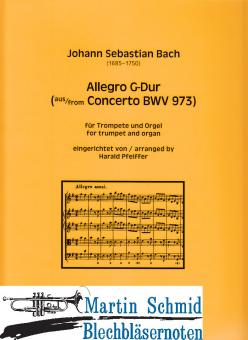 Allegro G-Dur aus dem Concerto BWV 973 (Trp in Bb/C) 