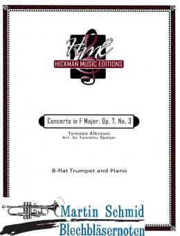 Concerto in F-Major, Op.7 No.3 (Fassung B-Dur für Bb-Trompete) 
