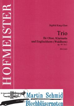 Trio op.49 Nr.1 (Oboe.Klarinette.Englischhorn/Horn)(Stimmen) 