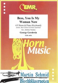 Bess, You is my woman now (4 Horns in F.Piano/keyboard)(optional: Guitar.Bass.Guitar.Drums) 