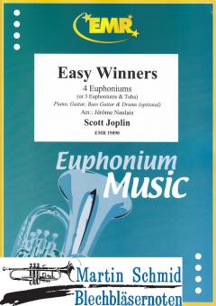 Easy Winners (4 Euphoniums or 3 Euphoniums.Tuba)(Optional: Piano.Guitar.Bass Guitar.Drums) 