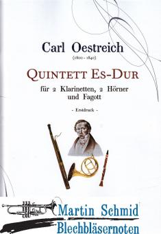 Quintett Es-Dur (2 Klarinetten.2 Hörner.Fagott) 