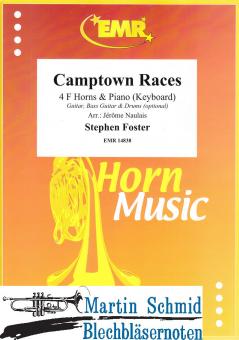 Camptown Races (4Hörner in F.Piano/Keyboard.optional Guitar.Bass Guitar.Drums) 