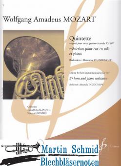 Quintette KV 407 (Horn in Es) 
