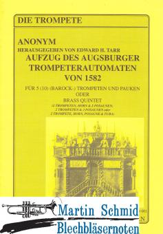 Aufzug des Augsburger Trompeterautomaten (5Trp.Pk ad lib) 