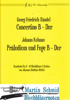 Concertino B-Dur/Präludium und Fuge B-Dur (504.01.Pk)(mit Teilpartituren in C) 