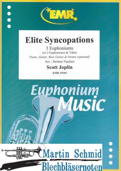 Elite Syncopations (3 Euphoniums; 2 Euphoniums + Tuba)(Piano.Guitar.Bass Guitar.Drums optional) 