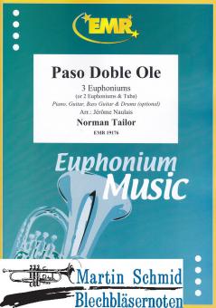 Paso Doble Ole (3 Euphoniums; 2 Euphoniums + Tuba)(Piano.Guitar.Bass Guitar.Drums optional) 