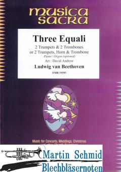 Three Equali (202;211.optional Piano/Organ) 
