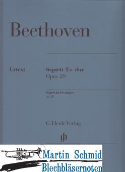 Septett Es-dur op. 20 (Stimmen)(Klarinette.Horn.Fagott.Violine.Viola.Cello.Kontrabass) 