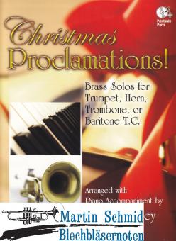 Christmas Proclamations! (Trumpet, Piano, Accompaniment CD) 