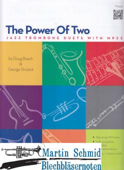 The Power of Two - Jazz Trombone Duets with MP3s (Compatible with other instruments) 