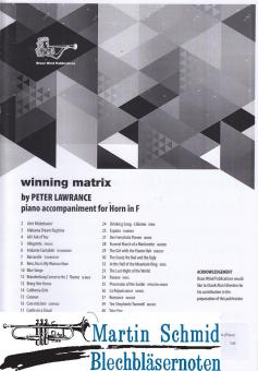 Winning Matrix (Piano accompaniment for Horn in F) 
