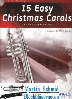 15 Easy Christmas Carols (Solo+Klavier+CD) 