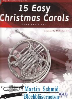 15 Easy Christmas Carols (Solo+Klavier+CD) 