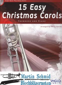 15 Easy Christmas Carols (Solo+Klavier+CD) 