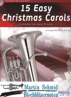 15 Easy Christmas Carols (Solo+Klavier+CD) 